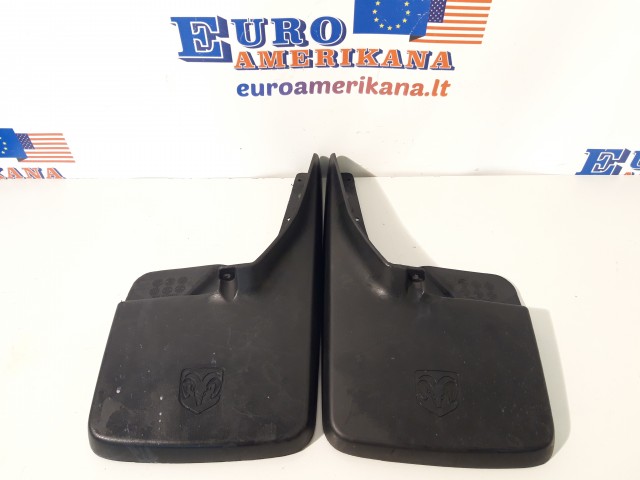 Deluxe Molded Splash Guards, Black, Rear